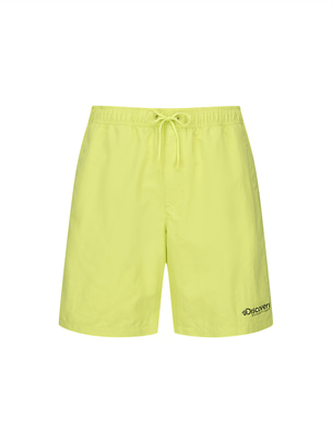 Basic Full Banded Board Shorts Lime