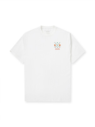 Golf Symbol Graphic T-Shirts Off White