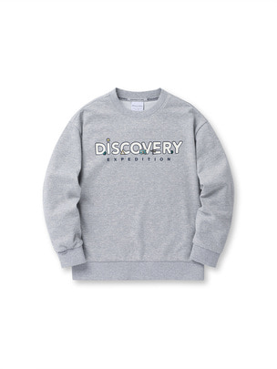 [KIDS] Color Training Sweatshirt Melange Grey Melange Grey
