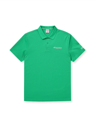 Small Logo Collar T-Shirts Neon Green