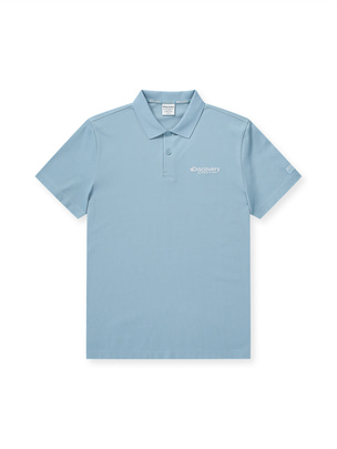 Small Logo Collar T-Shirts D.Blue