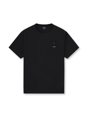 Pocket Woven T-Shirts Black