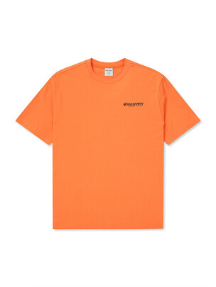 Main Crew Jeju Recycle Graphic T-Shirts D.Orange
