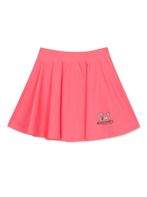 [KIDS] Girl`S Water Skirt Neon Pink
