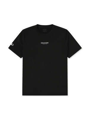 Center Logo T-Shirts Black
