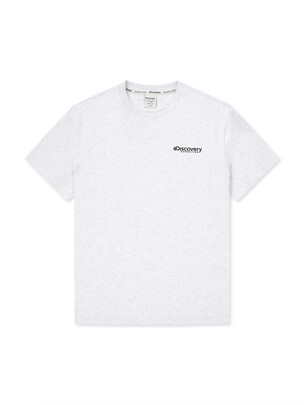 Men DENVER Small Logo T-Shirts L.Melange Grey