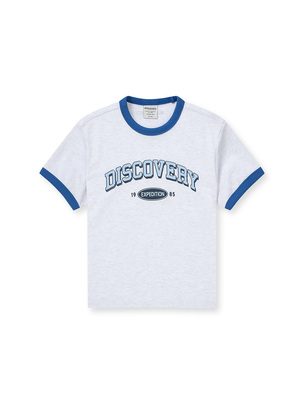 [KIDS] Varsity Traning T-Shirt L.Melange Grey