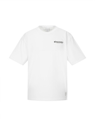 Main Crew Back Graphic Water T-Shirts Off White