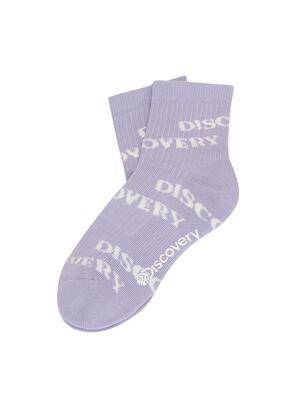 [KIDS] All-Over Logo Mid Length Socks L.Violet