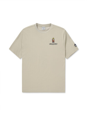 Main Crew Outdoor Small Graphic Wappen T-Shirts Beige